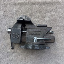 Vintage Cast Iron Swivel Base Bench Vise with Pipe Jaws — listing 6