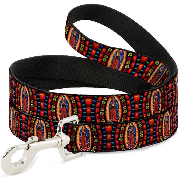 "Dog Leash 6-FEET Virgen De Guadalupe Wide 1.5\" (Us Import)"-image