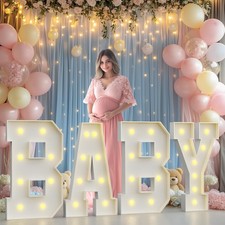 3FT Light Up Marquee Letters Baby Shower Gender Reveal