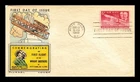 US COVER WRIGHT BROTHERS AIR MAIL FIRST DAY ISSUE SCOTT C45 FLUGEL CACHET