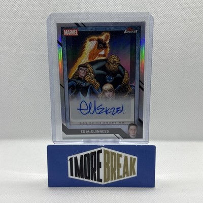 2026 Topps Finest Fantastic 4 ED McGUINNESS Artist Auto Ultimate Fan 4 #60