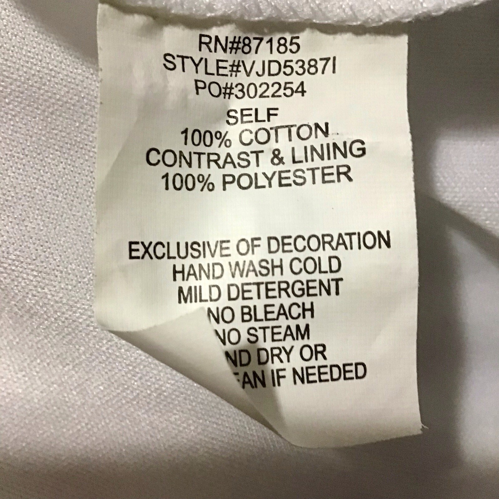 Ruby Rox Lined White Dress Size 9 - image 5