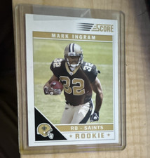 Panini 2011 Score Mark Ingram Rookie Football Card #361 New Orleans Saints. rookie card picture