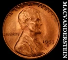 1953-S Lincoln Wheat Cent- Choice Gem Brilliant Uncirculated Luster #i8937