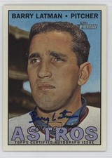 2016 Topps Heritage Real One Auto Barry Latman #ROA-BL
