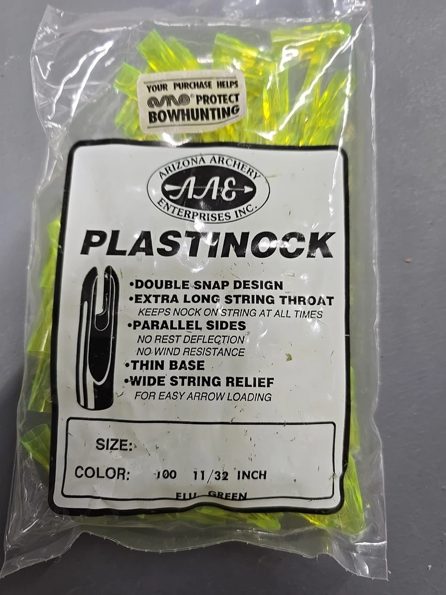 RARE Vintage AAE Plastinocks 11/32 100 PEICE BAG Fluorescent GREEN