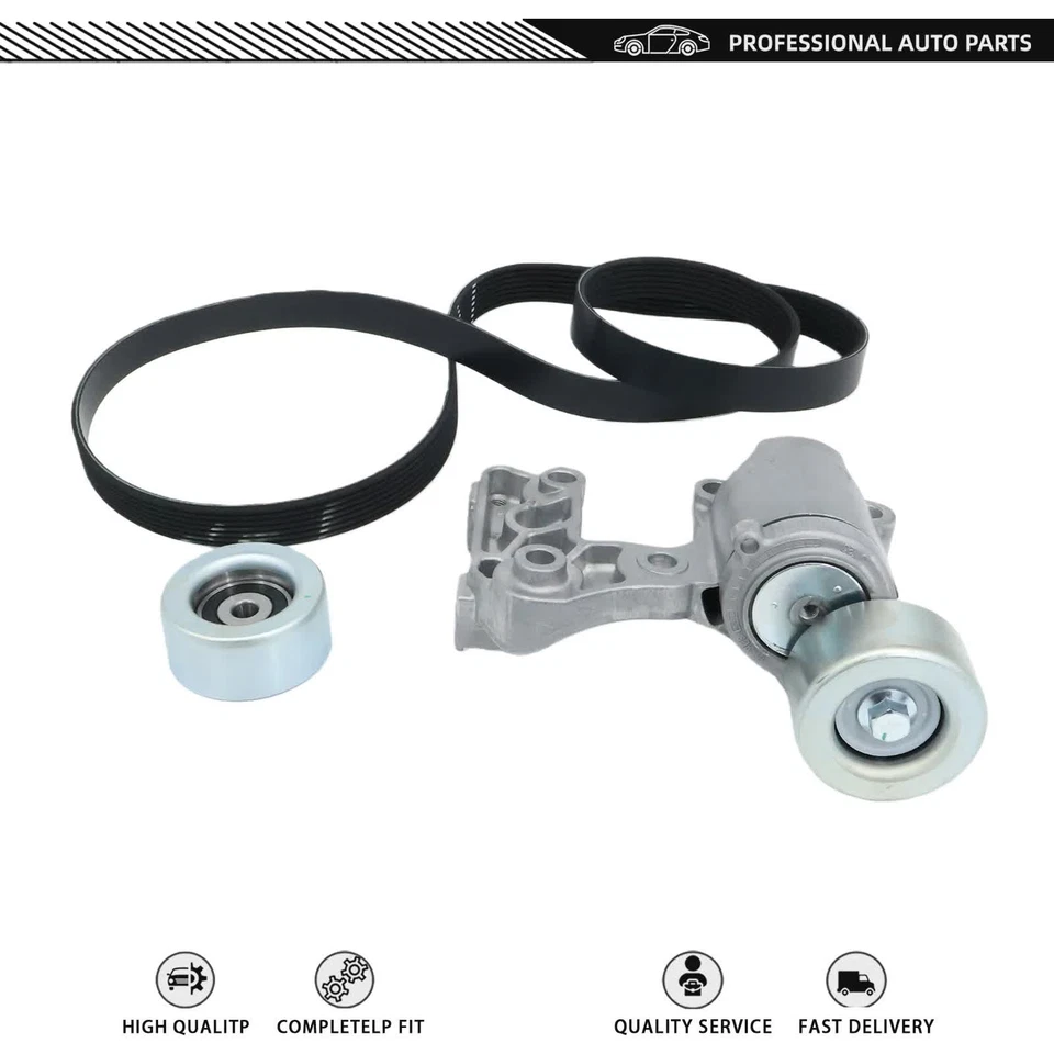 Serpentine Belt Component Kit For Lexus Toyota Avalon Highlander Sienna RAV4 Foto 4 de 4