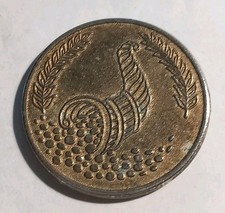 🍀 CORNUCOPIA 💰🍀 GETTONE VINTAGE TOKEN COIN PORTA FORTUNA PER GRATTA E VINCI 
