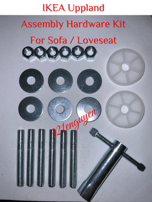 IKEA Replacement Hardware Assembly Kit for Uppland Chair, Sofa or Loveseat