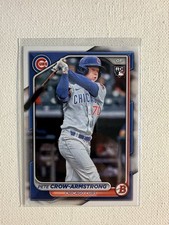 Pete Crow-Armstrong Chicago Cubs 2024 Bowman RC Rookie Baseball Card #85