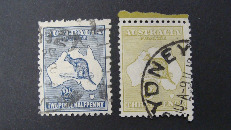 AUSTRALIA SCOTT# 46-7 USED F-VF LOT# 82837