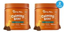 Zesty Paws Calming Bites Behavior Chews for Dogs, Turkey, 90ct. Exp. 12/26, 2pk
