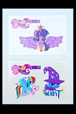 My Little Pony Temporary Tattoos Girls Rainbow Trixie Twilight Sparkle Sticker