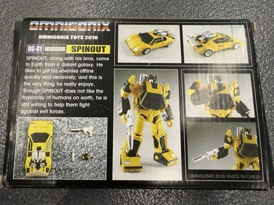 Omnigonix OG-01 SPINOUT Warrior Transformers Masterpiece