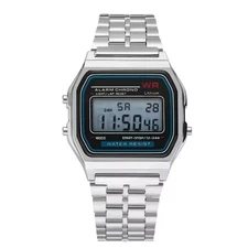 Water Proof Vintage Retro Digital Watch For Men & Women Alarm Stop Watch