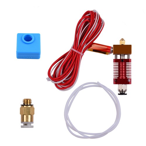 (12V)Metal Hotend Extruder Kit With 0.4mm Nozzle Aluminum Heating Block TDW - Afbeelding 4 van 7