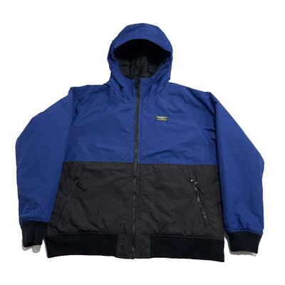 L.L. Bean Kids Large 14-16 Warm-up Insulated Jacket 513221 Bomber Hooded Blue