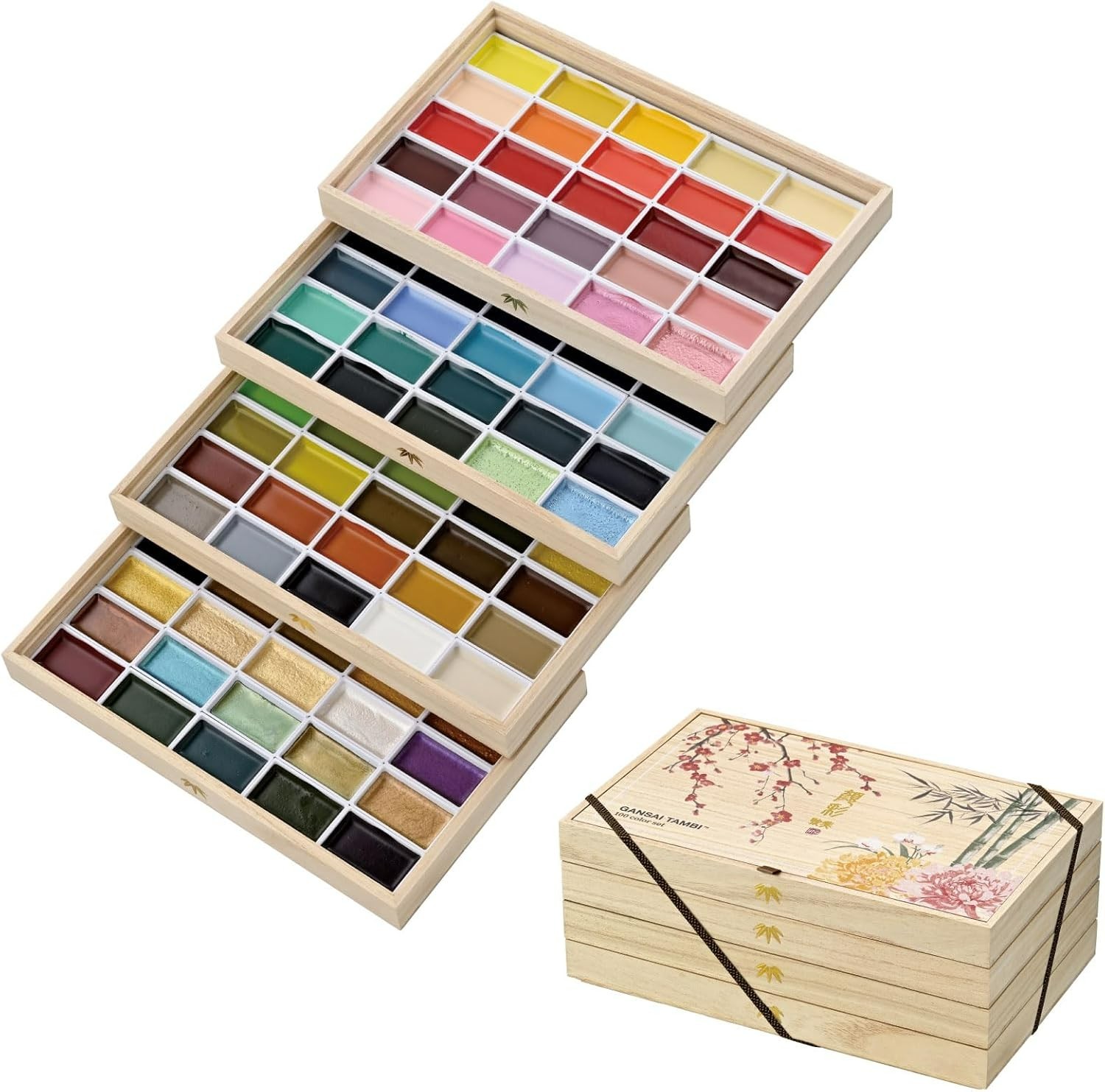 Kuretake Gansai Tambi 100 Aquarell Set MC20/100WD4 Limited Edition Japan NEU