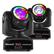 BeamZ Panther 60R Moving Head Beam Light with LED Ring - 60W DMX Stage