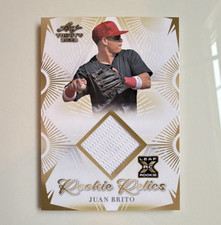 Leaf 2023 Trinity Mega Box Rookie Relics Juan Brito Baseball #RR-29