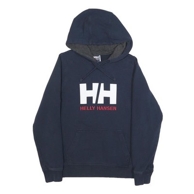 HELLY HANSEN Herren Kapuzenpullover Navyblau XS Baumwollmix Pullover mit Kapuze