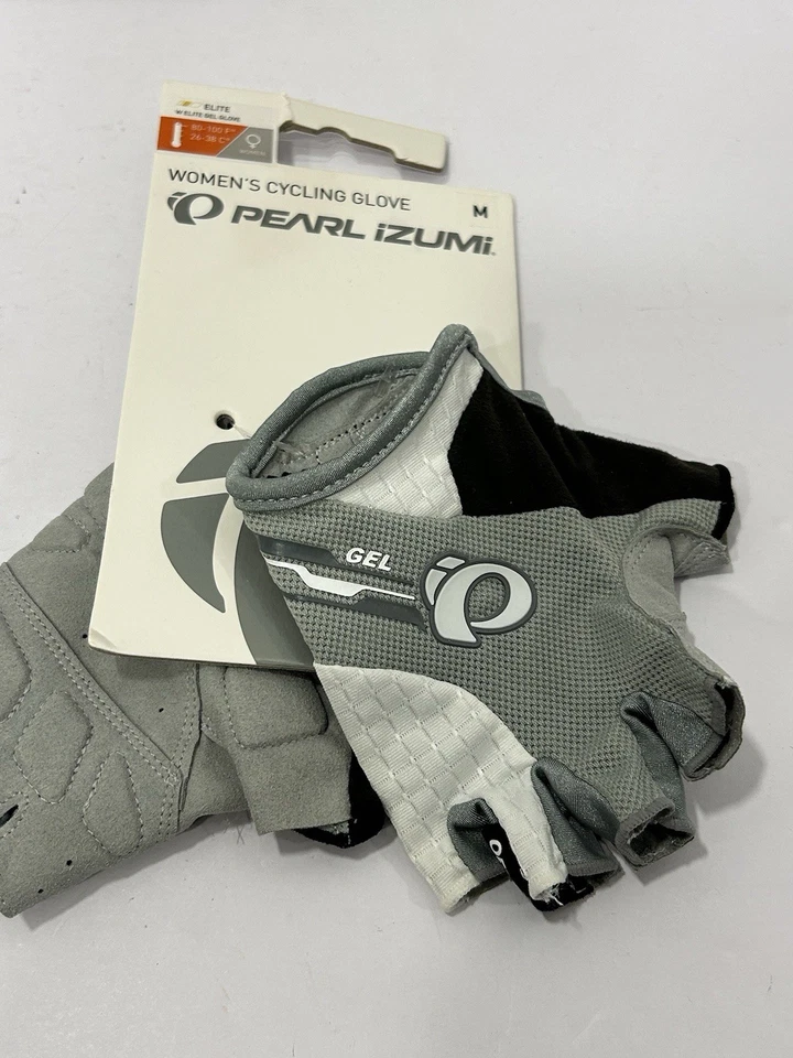 Guante de ciclismo para mujer Pearl izumi (mediano) con guantes de gel Elite Foto 4 de 4