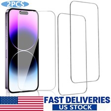 2x Tempered Glass Screen Protector For iPhone 16 pro / iPhone 17 / iPhone 17 pro
