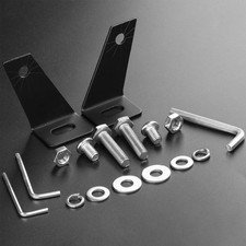 Light Bar Mounting Bracket, Aluminium Universal Adjustable Lightbar Side Moun