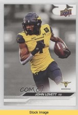 2024 Upper Deck UFL White John Lovett #3 READ 17iz