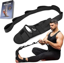 DMoose Fitness Foot & Calf Stretcher With Adjustable Padded Stretching Strap