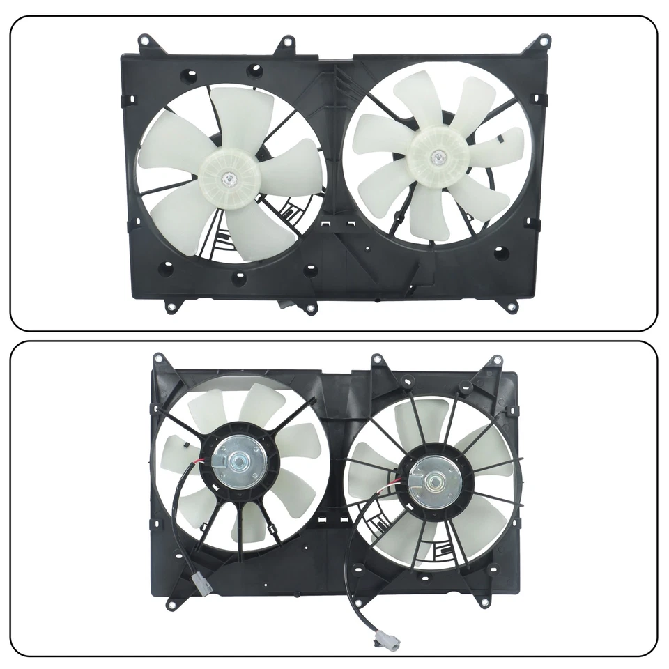 21172 FA70720 Radiator Cooling Fan Assembly For Toyota Highlander 2001-2007 Foto 3 de 4