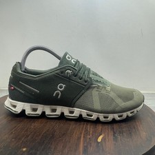 On Cloud 5 Women's Size 8 Running Shoes Green Lace Up Athletic Sneakers Comfort