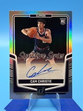 2024-25 Donruss #SS-CCC Cam Christie Signature Series Silver Auto