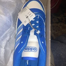 adidas Men's Break Start Low Shoes Blue Size 9.5