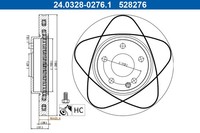 2X ATE Bremsscheibe BelüFtet Ø295Mm FüR Mercedes-Benz B-Klasse W246 W242