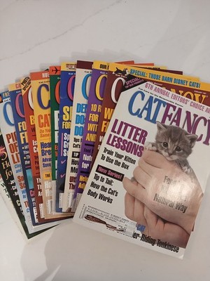 LOT OF 12 Issues CAT FANCY MAGAZINES 1997 Complete Year Set JANUARY-DECEMBER