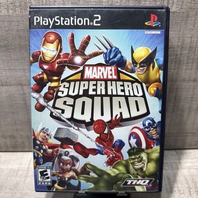 Marvel Super Hero Squad - No Manual PlayStation 2 PS2 Game - Tested & Working