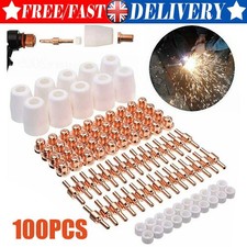 100X PT-31 LG-40 Plasma Cutter Electrode Tips Kit For Parkside Cutting Torch