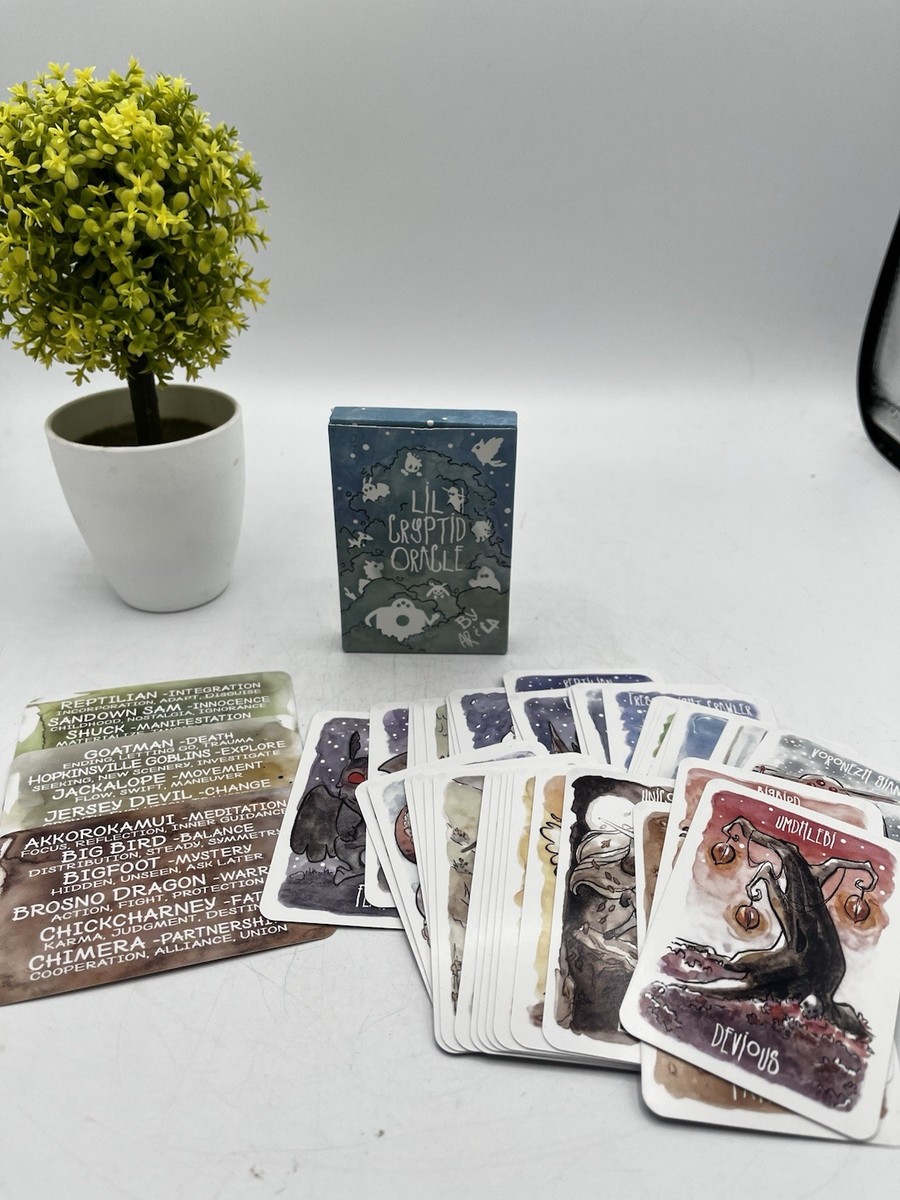 Lil Cryptid Oracle Card Deck LiL Dark Artz 36 Cards Indie