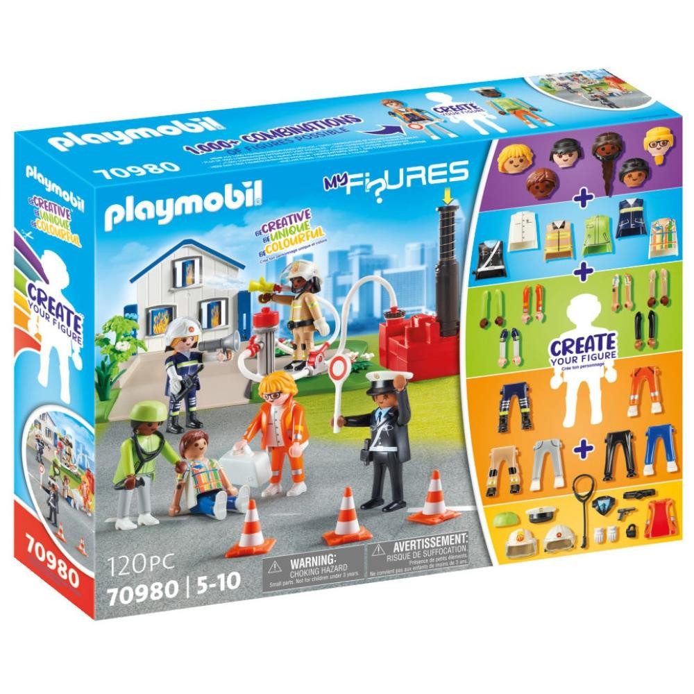 Playmobil 70980 My Figures Rescue Mission Jeu de Secours Enfant 5 Ans