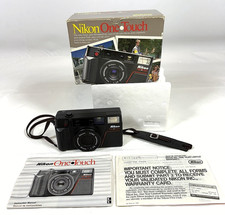 Vintage Nikon One Touch L35AF2 35mm Auto Everything Point & Shoot Camera w/Box