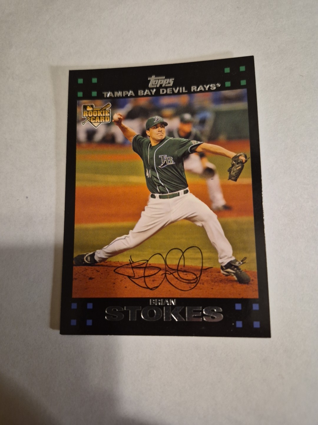 Brian Stokes 2007 TOPPS (RC) #276 FREE SHIPPING 
