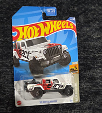 Hot Wheels Baja Blazers '20 Jeep Gladiator 1:64 Diecast Unopened White/Red