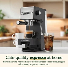 Cuisinart Espresso Bar Collection Slim Espresso Machine EM160 New Open Box