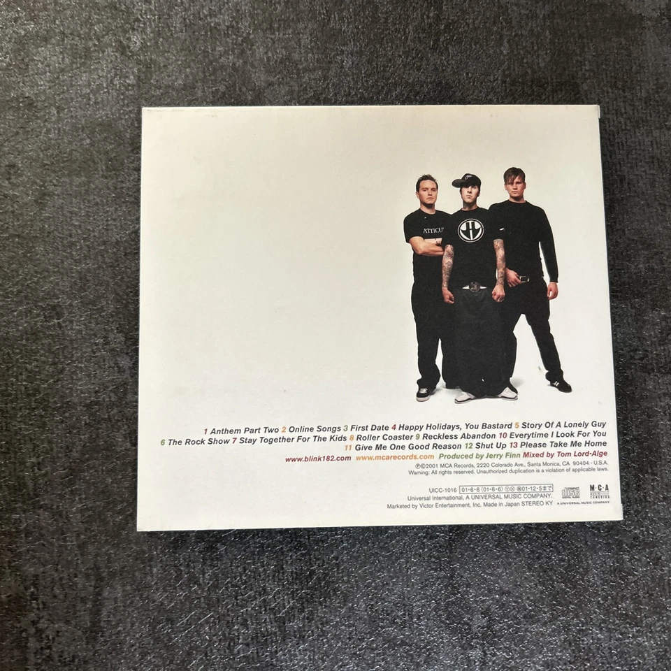 Blink-182 Take Off Your Pants And Jacket First Ed Japan 3 Bonus Track USED - Image 2 of 4