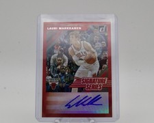 2019-20 Panini Donruss Signature Series Lauri Markkanen #SS-LMK Auto Bulls