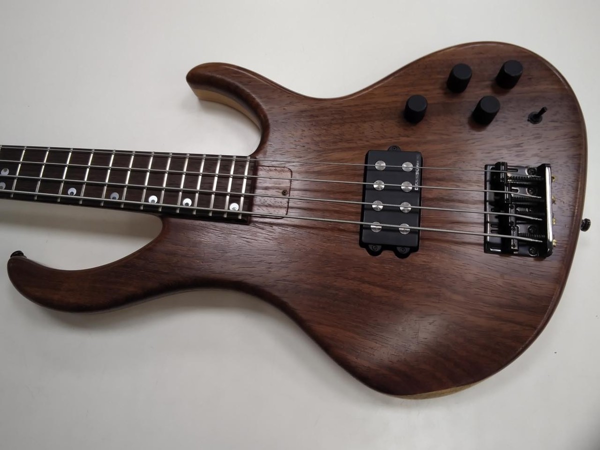 ESP Custom Bass Brown Electric Bass Guitar W/Gig Bag Used Shipping