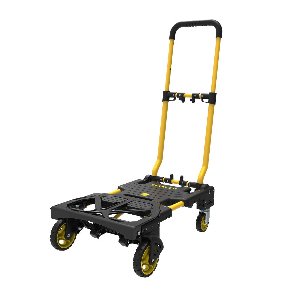 Diable Stanley pliable pour eviter le mal de dos et chariot de manutention modulable