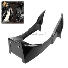 Black Side Fairing Spoilers Cover Kit For Harley Softail Low Rider FXLRST FXRST