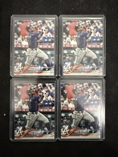 Ronald Acuna Jr. 2018 Topps Update Series #US250 Rookie Card RC (4). rookie card picture